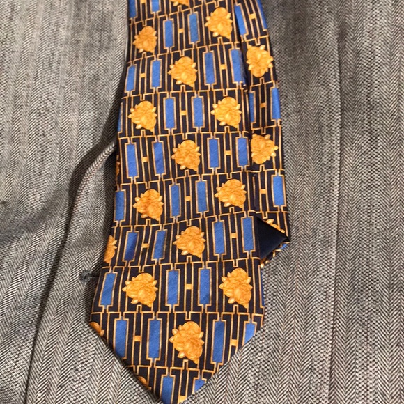 LAVIN OF PARIS SILK MEN’S TIE LUXURIOUS DESIGNER TIE MADE IN FRANCE LIKE NEW - Picture 7 of 7